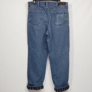 Vintage LL Bean  Classic Fit Flannel Lined Jeans    36 X 30